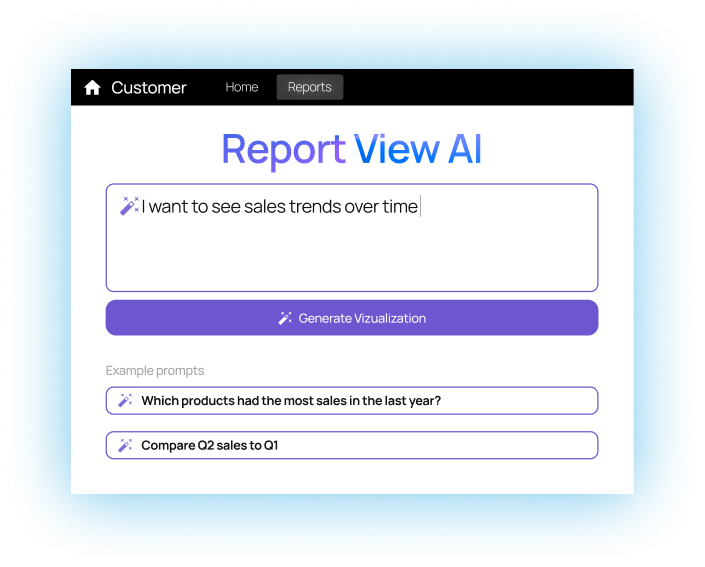 Self Service Reporting Graphic